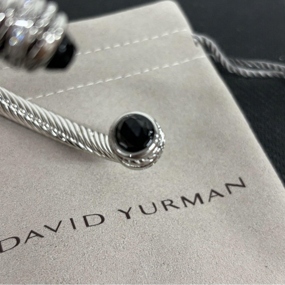 David Yurman Silver Cable-Twist Bracelet - Picture 4 of 5